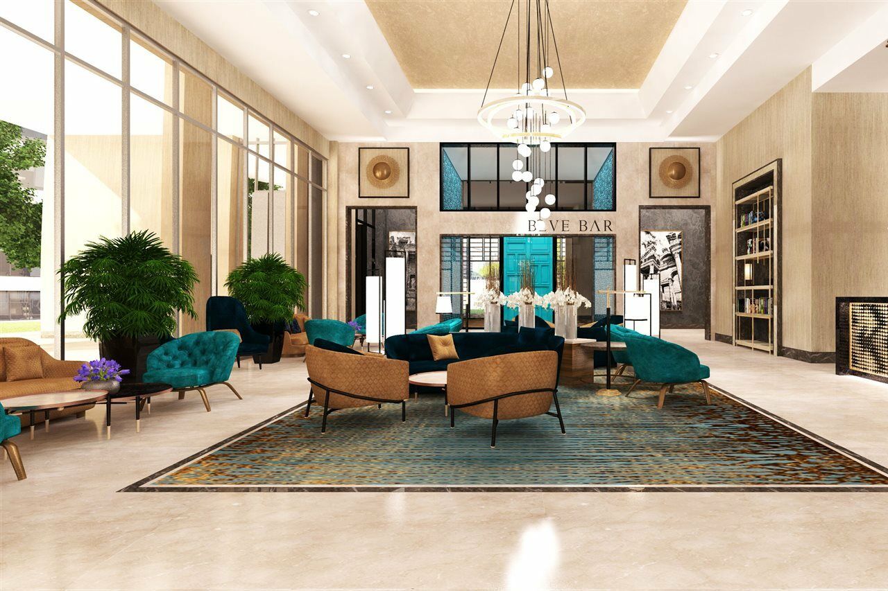 Doubletree By Hilton Antalya City Centre Exterior foto The lobby of the hotel